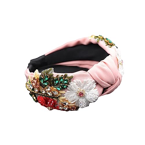 Frauen Strass Tuch Blume Stirnband Für Abschlussball Hochzeit Zubehör 5 von Dninmim