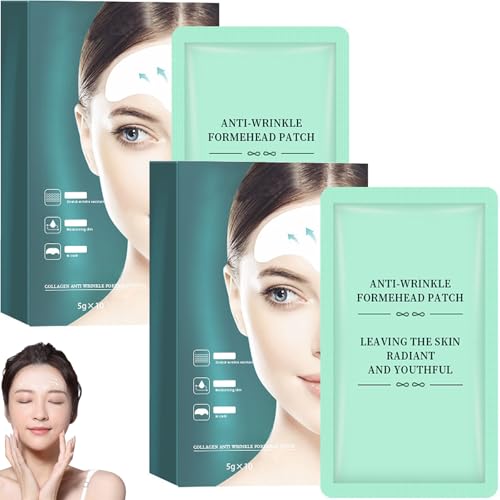 Forehead Wrinkle Patches, Anti-Wrinkle Forehead Patches, Collagen Foreheads Line Removal Patch, Anti Aging Foreheads Patch (2box) von Dnyun