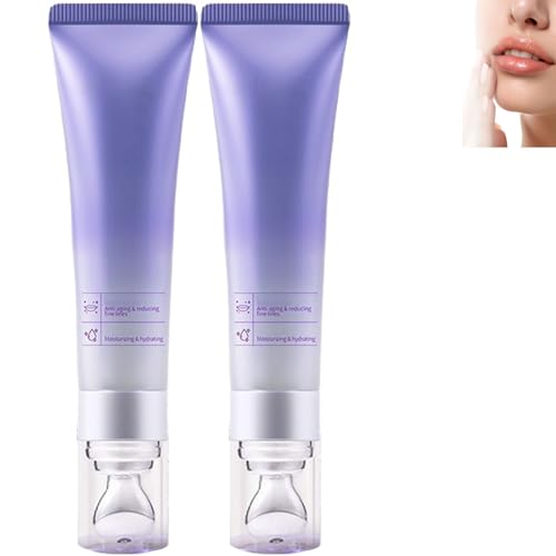 Plumping & Anti-Wrinkle Hydrating Lip Serum, Color Changing Lip Essence Oil, Anti-Wrinkle & Reduction Fine Line Lips Serum, Moisturizing & Nourishing Lips Care Essence (2pcs) von Dnyun