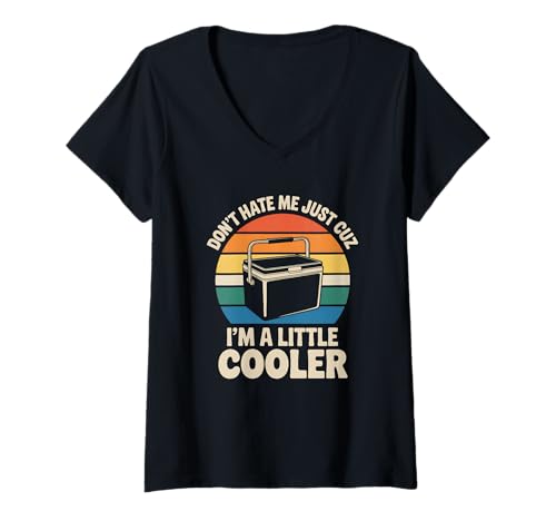Damen Do Not Hate Me Because I’m Little Cooler Humor Funny Saying T-Shirt mit V-Ausschnitt Damen Do Not Hate Me Because I’m Little Cooler Humor Funny Saying T-Shirt mit V-Ausschnitt von Do Not Hate Me Because I’m Little Cooler Humorous