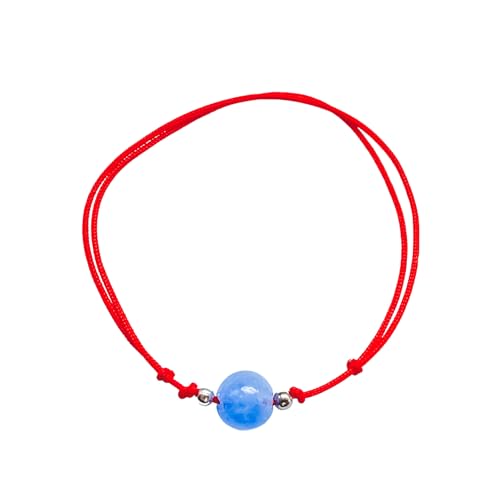 Children Kabbalah Red String Bracelet with Natural Angelite Bead – Baby Protection Jewelry for Calmness, Intuition & Patience – Adjustable, Waterproof – Ideal Baptism, Baby Shower, or Birthday Gift von Do.Dreamss