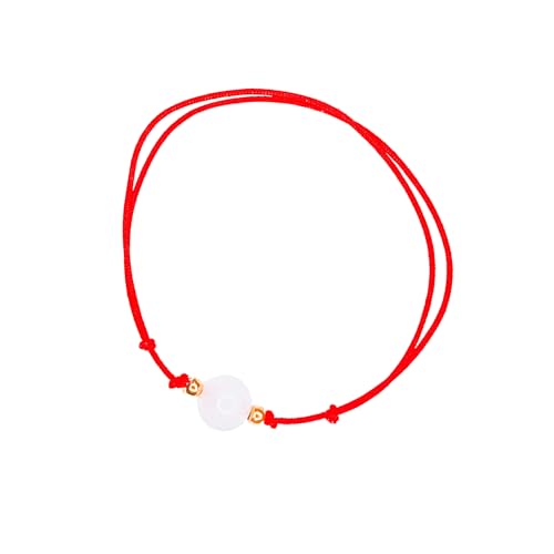 Do.Dreamss Baby Protection Red String Bracelet with Natural Rose Quartz – Adjustable Newborn Bracelet for Girls & Boys – Love, Calmness & Security – Baby Shower, Baptism, or Birthday Gift von Do.Dreamss