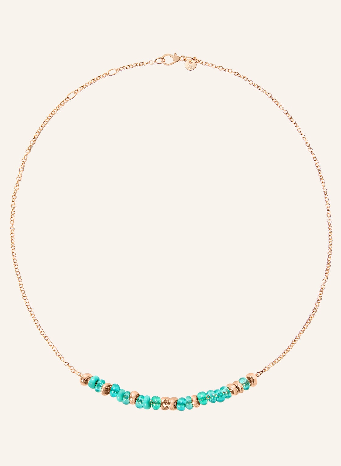 Dodo Halskette Rondelle rosegold Dodo Halskette Rondelle rosegold von DoDo