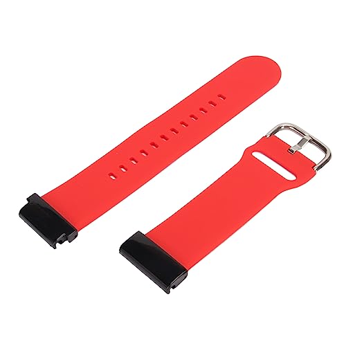 Doact Silikon-Uhrenarmband, Weiches Uhrenarmband 26 Mm für Übungen (Rot) von Doact