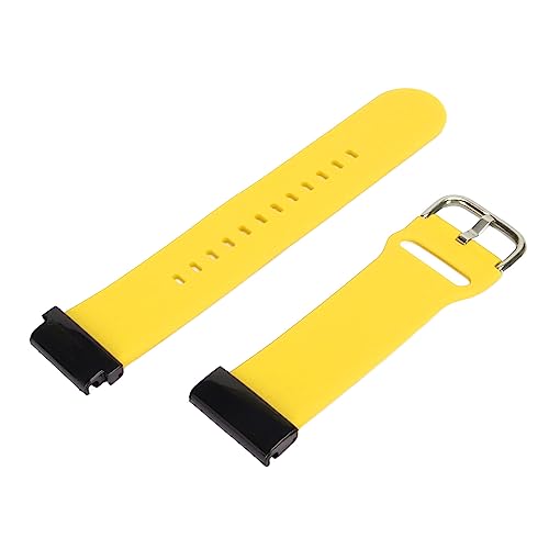 Doact Silikon-Uhrenarmband, Weiches Uhrenarmband 26 Mm für Übungen (YELLOW) von Doact