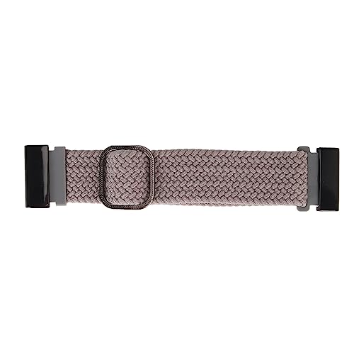 Doact Uhrenarmband, 26 Mm Schnallenverschluss, Dehnbar, Absorbiert Schweiß, 22 Mm Geflochtenes Uhrenarmband für Herren für den Alltag (GREY) von Doact