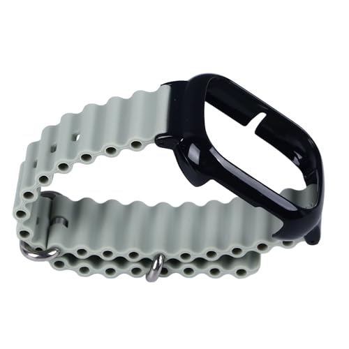 Doact Uhrenarmband aus Silikon, Verstellbares Uhrenarmband für Honor Watch 4 (hellgrün) von Doact