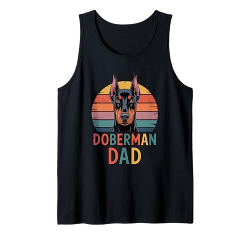 Herren Retro Doberman Dad Pinscher Dobbie Tank Top Herren Retro Doberman Dad Pinscher Dobbie Tank Top von Doberman Pinscher Dog Lover Gifts