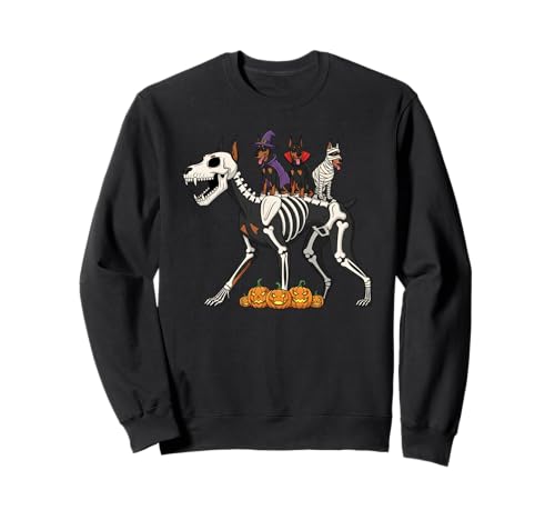 Dobermann Pinscher Skelett Mama Hexe Halloween Herren Damen Sweatshirt Dobermann Pinscher Skelett Mama Hexe Halloween Herren Damen Sweatshirt von Doberman Pinscher Lover Halloween Outfits Boy Girl