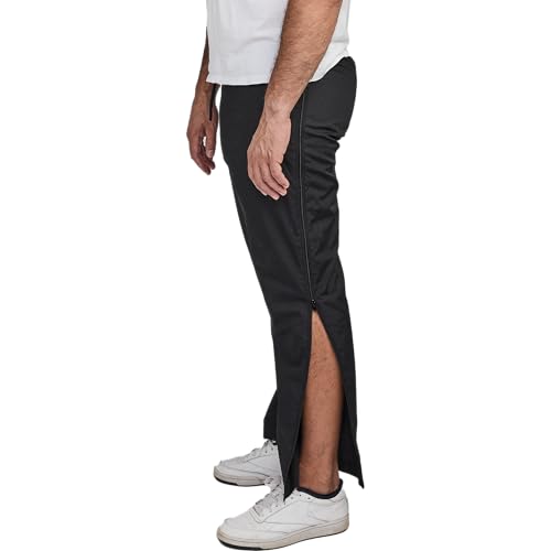 Dobsom Reha-Hose Damen und Herren Gr. 3XL I Jogginghose seitlich zu öffnen I Sporthose Trainingshose mit durchgehendem Reissverschluss I Aufwärmhose Wettkampf I Rehahose Überziehhose für OP von Dobsom