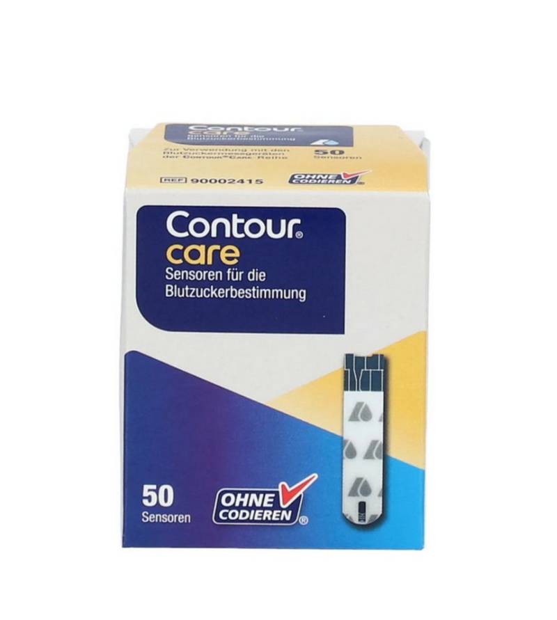 Ascensia Diabetes Care Blutzucker-Teststreifen Contour Care Sensoren, Komplett Set 1-St., 50 Stk, Hohe Messgenauigkeit von Ascensia Diabetes Care