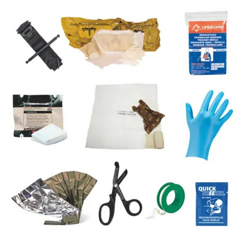 DocMed Erste-Hilfe-Set Füllung in Anlehnung an die Ausstattung des Einsatzersthelfer Alpha, (Komplettset für Einsatzersthelfer, 1 St), Hochwertige und bewährte Materialien von DocMed