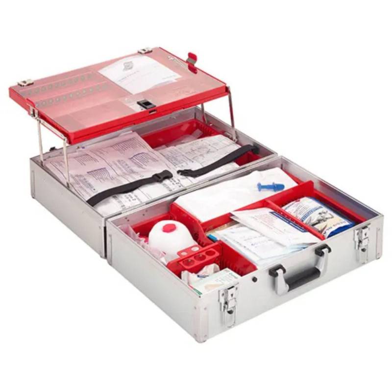 DocMed Erste-Hilfe-Set LifeBOX U3 Notfallkoffer Komplettausstattung, (Erstehilfe Set, 112 St), Robuster Ulmer Koffer III, Vielseitige Notfallausstattung von DocMed