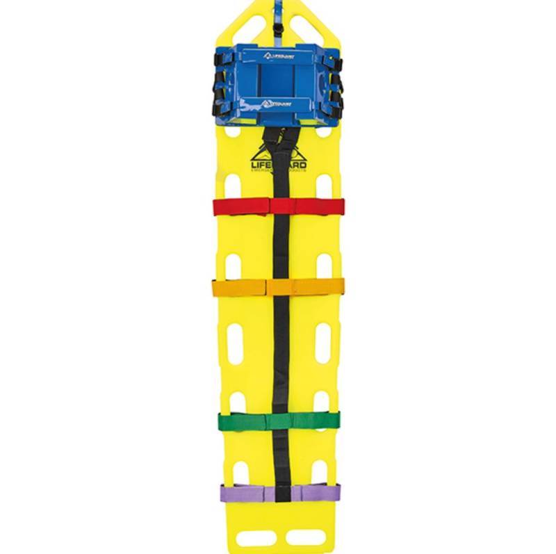 DocMed Erste-Hilfe-Set Lifeguard Spineboard gelb, (Notfall Tragebrett, 1 St), Bis 200 kg belastbar, Röntgendurchlässig von DocMed