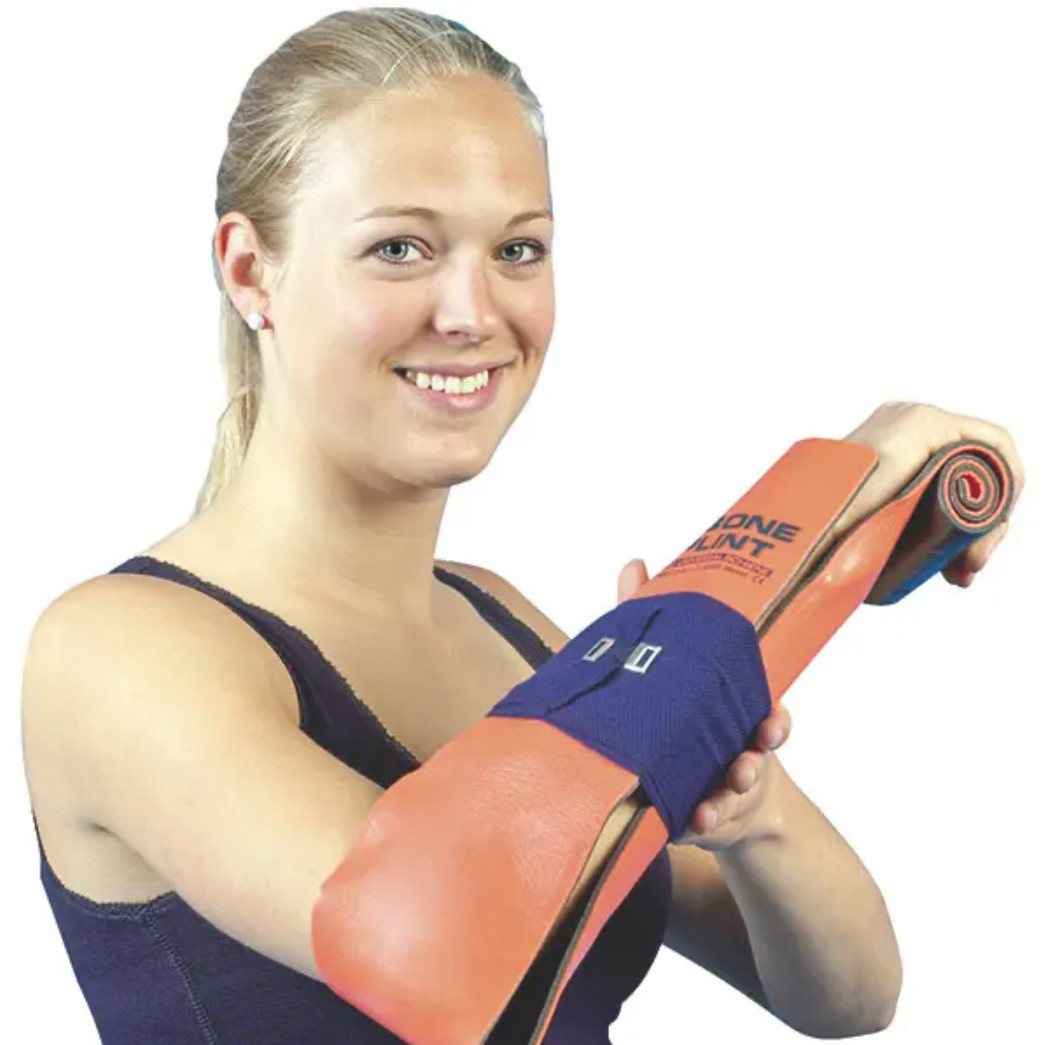 DocMed Erste-Hilfe-Set Splint Schiene E-Bone, (Mehrfach verwendbar, 1 St), Universell zuschneidbar, 14 % mehr Materialvolumen von DocMed