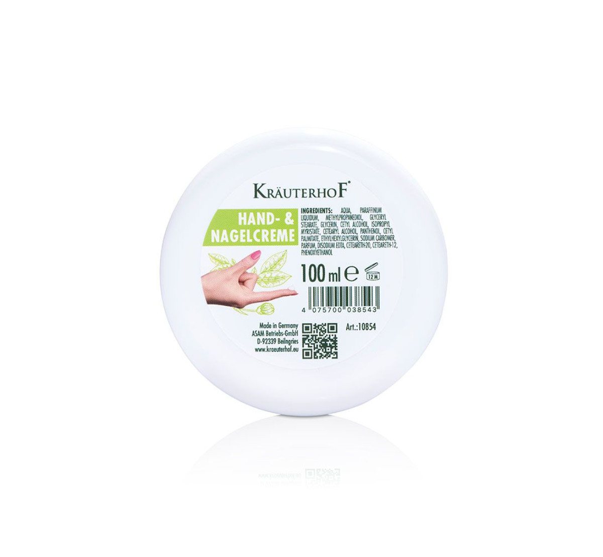 Kräuterhof Handcreme KräuterhoF Hand- und Nagelcreme 100 ml Handcreme mit Vitaminpflege, 1-tlg., Angenehme Textur, für die tägliche Anwendung Kräuterhof Handcreme KräuterhoF Hand- und Nagelcreme 100 ml Handcreme mit Vitaminpflege, 1-tlg., Angenehme Textur, für die tägliche Anwendung von Kräuterhof