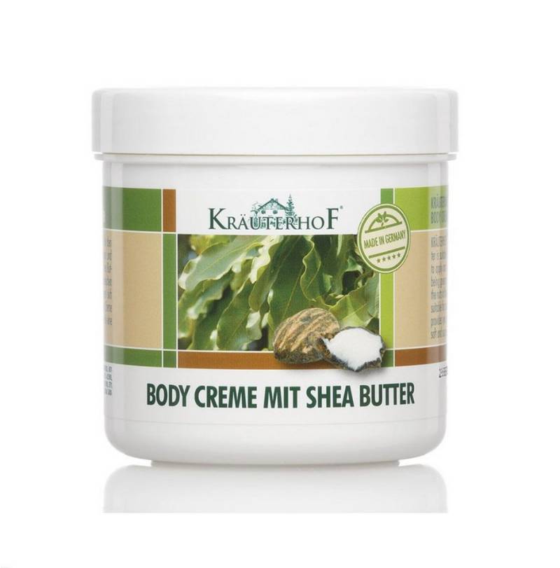 Kräuterhof Körpercreme KräuterhoF Body-Creme mit Shea Butter 250 ml Vielseitig einsetzbar, 1-tlg., Zieht schnell ein, angenehmer Duft von Kräuterhof