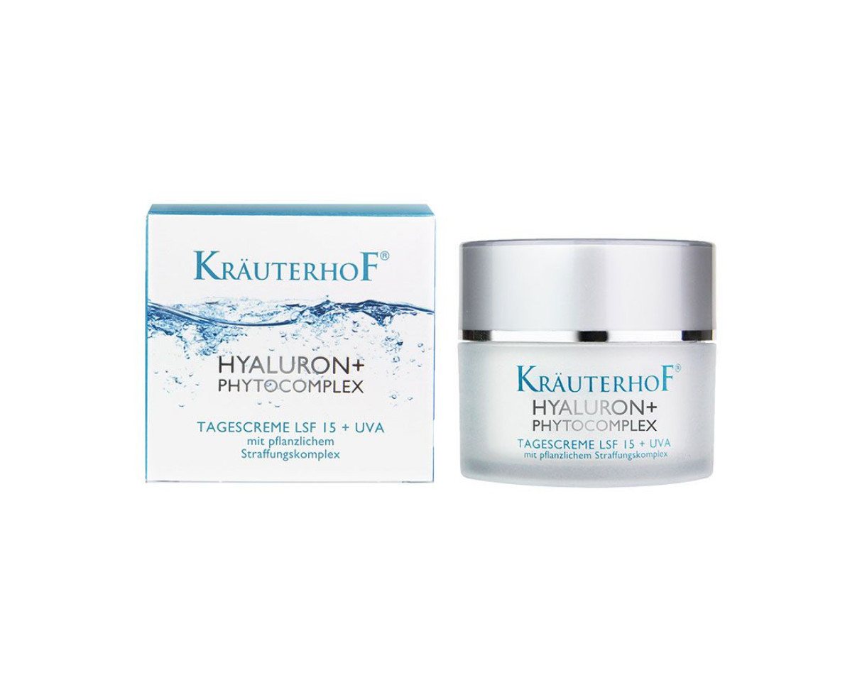 Kräuterhof Tagescreme KräuterhoF Phytokomplex mit LSF 15 + UVA, 50 ml Gesichtspflege, 1-tlg., Leichte, schnell einziehende Textur Kräuterhof Tagescreme KräuterhoF Phytokomplex mit LSF 15 + UVA, 50 ml Gesichtspflege, 1-tlg., Leichte, schnell einziehende Textur von Kräuterhof