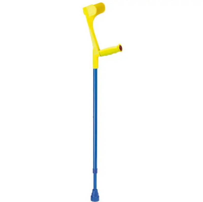 DocMed Unterarmkrücke Unterarm-Gehstütze mit ERGO Soft-Griff, Mobilität und Sicherheit im Alltag, 1-tlg., Rutschfeste Latexkappe, Leichte Gehstütze, Höhenverstellbar bis Griff: 76 - 96 cm von DocMed