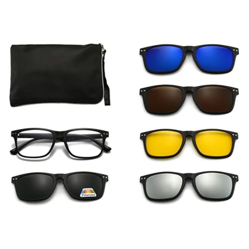 Docache–5 polarisierte TR-Quadrat-Clip-ons, 360°-Wechsel, Outdoor & Autofahren Magnetische Clip-on Sonnenbrille Docache–5 polarisierte TR-Quadrat-Clip-ons, 360°-Wechsel, Outdoor & Autofahren Magnetische Clip-on Sonnenbrille von Docache