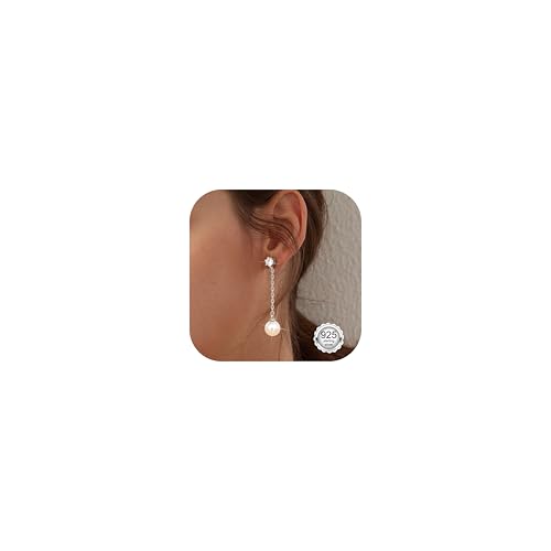 Dochais s925 perlenohrringe 14k vergoldete perlen ohrringe gold/silber hängend ohrringe perlen wasserfest hypoallergene modeschmuck earrings für frauen mädchen geschenk Dochais s925 perlenohrringe 14k vergoldete perlen ohrringe gold/silber hängend ohrringe perlen wasserfest hypoallergene modeschmuck earrings für frauen mädchen geschenk von Dochais