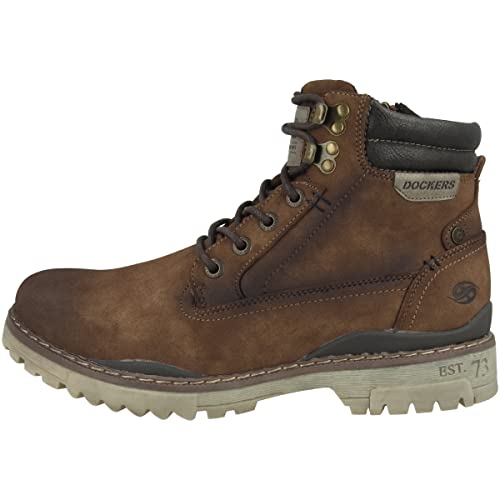 DOCKERS BY GERLI Herren 47LY001-620300 Mode-Stiefel, braun, 42 EU von Dockers by Gerli