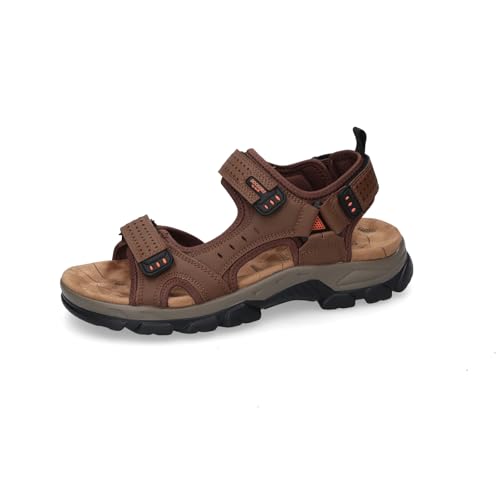 Dockers by Gerli Herren Klassische Sandalen, Männer Sandalen,Badesandalen,Wasserschuhe,Klettverschluss,Sommerschuhe,braun,41 EU von Dockers by Gerli