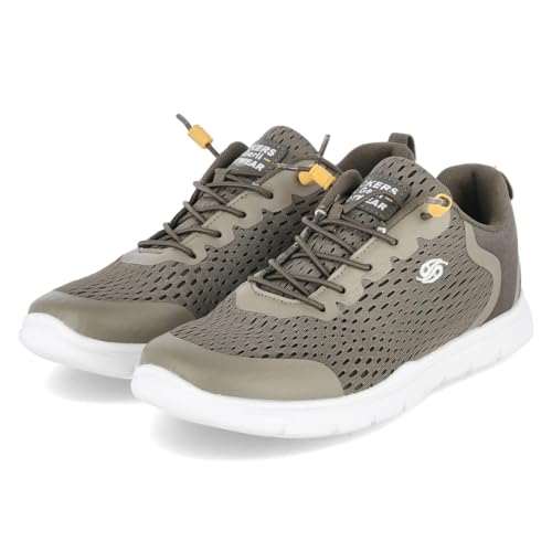 Dockers by Gerli Herren Schnürhalbschuh in grün - Gr. 45 von Dockers by Gerli