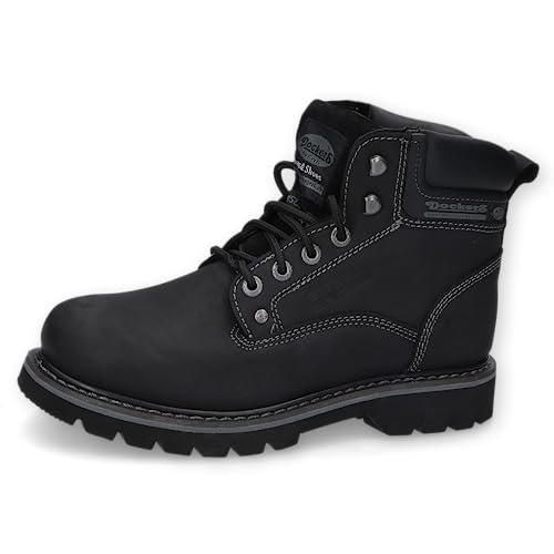 Dockers by Gerli Herren Combat Boots, Männer Sport- & Outdoorschuhe,wasserabweisend,fitnessschuhe,stiefel,halbstiefel,schwarz,42 EU von Dockers by Gerli