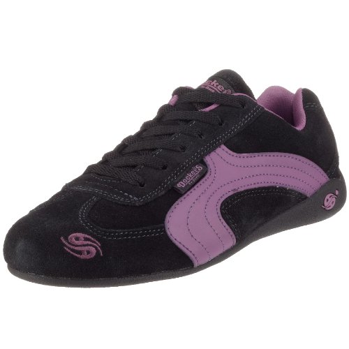 Dockers by Gerli 257202, Unisex - Kinder Sneaker, schwarz, (schwarz/viola 362), EU 31 von Dockers by Gerli