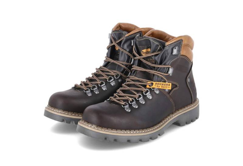 Dockers by Gerli Dockers By Gerli 45NB004-400-360 Herren Glattleder schwarz Schnürstiefel von Dockers by Gerli