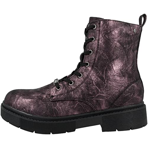 Dockers by Gerli 47MR710 Mode-Stiefel, Schwarz/Pink, 40 EU von Dockers by Gerli