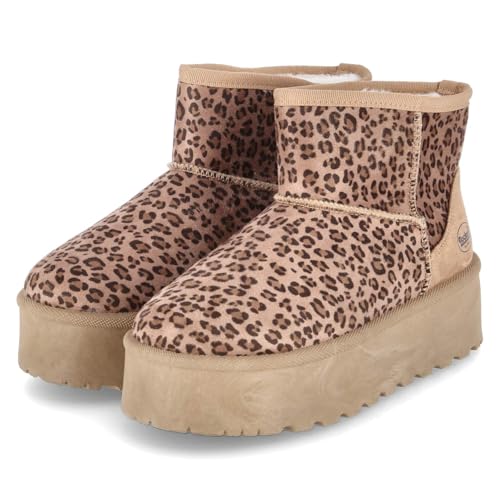 Dockers by Gerli 57MJ701700303 Schlupfstiefel Textil Unisex in braun-kombi - Gr. 39 von Dockers by Gerli