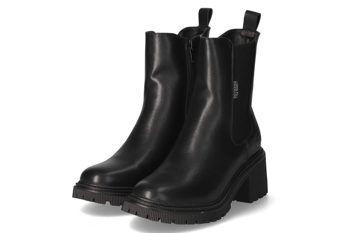 Dockers by Gerli Dockers By Gerli 57NA201610100 Damen Synthetik schwarz Schlupfstiefel von Dockers by Gerli