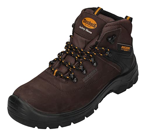 Dockers by Gerli Arbeitsschuhe Unisex Magic HIGH S3 Brown, Größe:43 EU von Dockers by Gerli