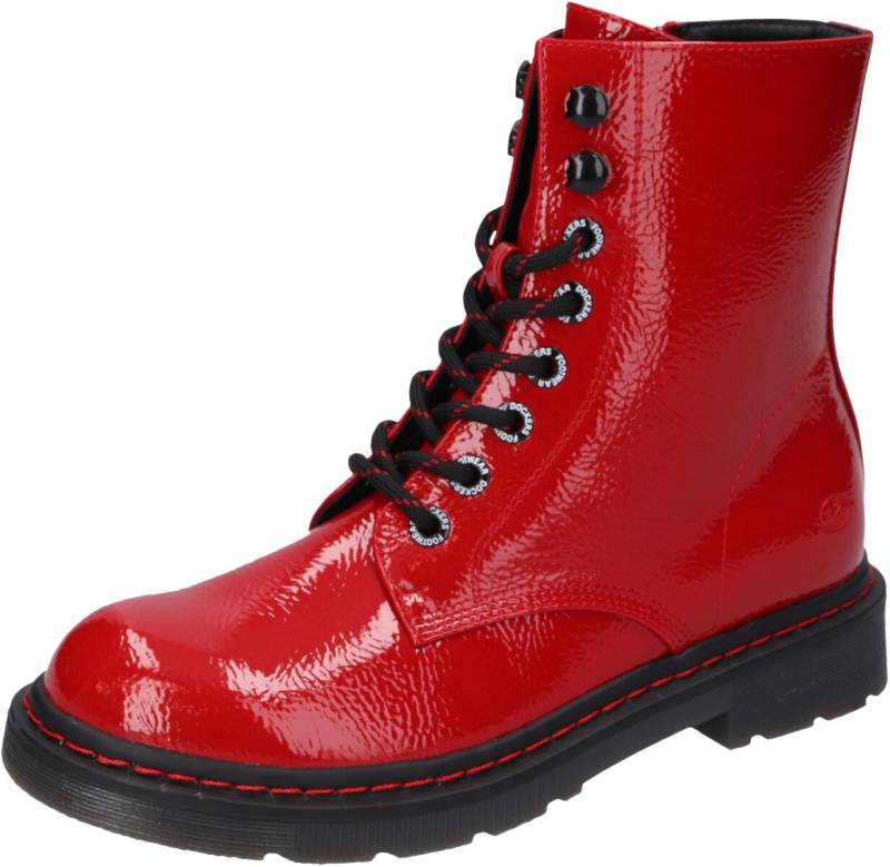 Dockers by Gerli Boot - Schnürboots - EU38 bis EU40 - für Damen - Größe EU39 - rot von Dockers by Gerli