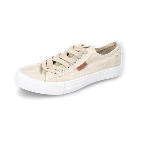 Dockers by Gerli Damen Low-Top Sneaker, Frauen Halbschuhe,Freizeitschuhe,Laufschuhe,schnürschuhe,schnürer,Sportschuhe,hellgrau,39 EU von Dockers by Gerli