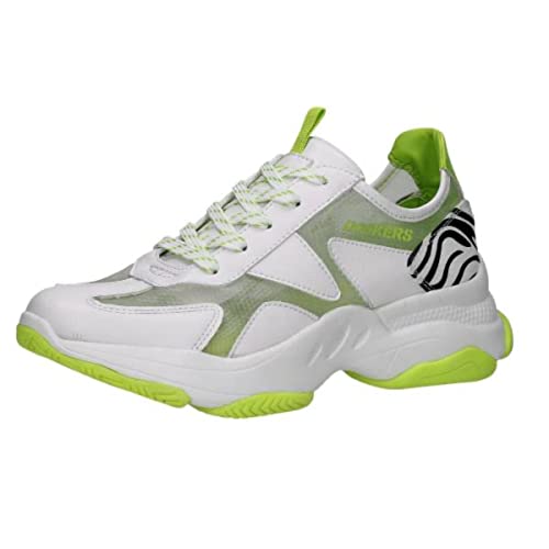 Dockers by Gerli Damen 46ac209-610597 Sneaker, White Neon Green, 40 EU von Dockers by Gerli