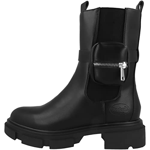 Dockers by Gerli Damen 49di206-600100 Mode Stiefel, Black 49di206 600100, 36 EU von Dockers by Gerli