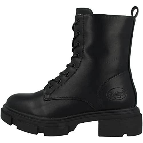 Dockers by Gerli Damen 49DI305 Mode-Stiefel, schwarz, 37 EU von Dockers by Gerli