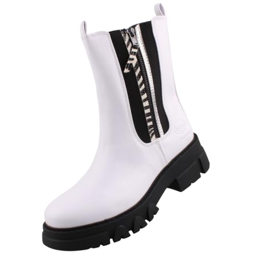 Dockers by Gerli Damen Chelsea Boots Weiß EU 39 von Dockers by Gerli