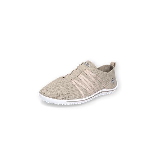 Dockers by Gerli Damen Low-Top Sneaker, Frauen Halbschuhe,Wechselfußbett,schnürer,straßenschuhe,Freizeitschuhe,beige/Natur,41 EU von Dockers by Gerli