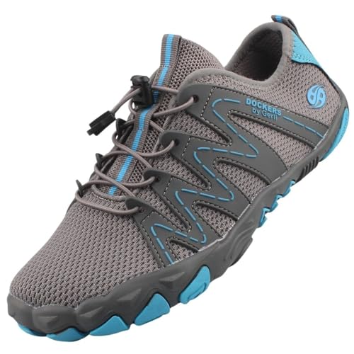 Dockers by Gerli Damen Barfußschuhe Dunkelgrau/Blau EU 39 von Dockers by Gerli
