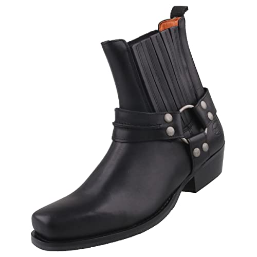 Dockers by Gerli Damen Biker Stiefelette Schwarz, Schuhgröße:EUR 38 von Dockers by Gerli