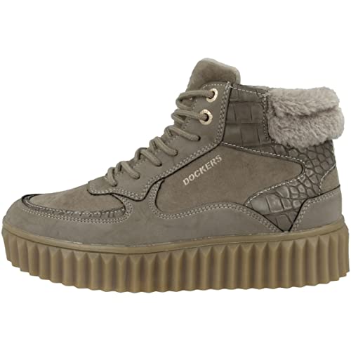 Dockers by Gerli Damen 49DL302 Mode-Stiefel, Taupe, 40 EU von Dockers by Gerli