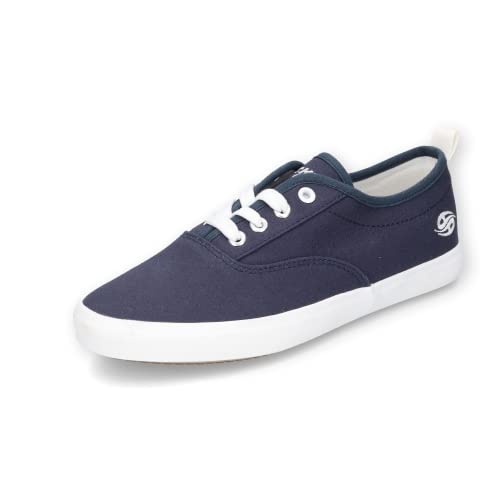 Dockers by Gerli Damen Canvas Schuhe, Frauen Halbschuhe,Strassenschuhe,Sportschuhe,Freizeitschuhe,Laufschuhe,Turnschuhe,Navy/Weiss,37 EU von Dockers by Gerli