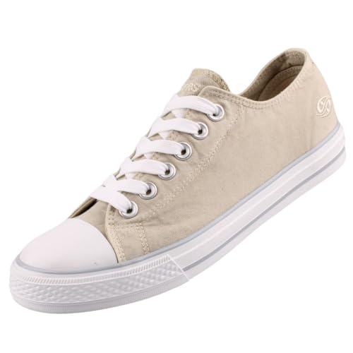 Dockers by Gerli Damen Canvas Sneaker Natur EU 38 von Dockers by Gerli