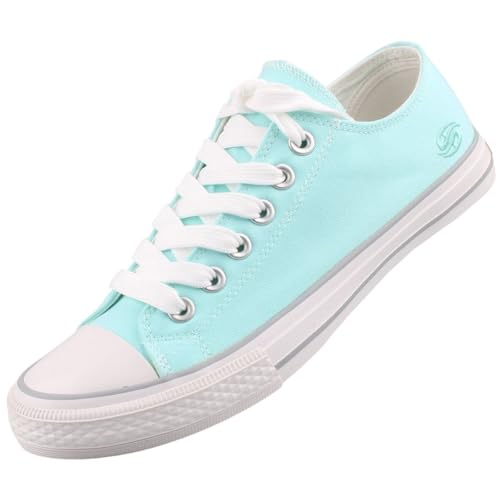 Dockers by Gerli Damen Canvas Sneaker Türkis EU 37 Türkis EU 37 von Dockers by Gerli
