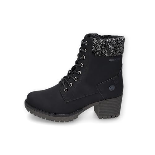 Dockers by Gerli Damen Combat Boots, Frauen Stiefeletten,halbstiefel,Kurzstiefel,uebergangsschuhe,uebergangsstiefel,allblack,40 EU Dockers by Gerli Damen Combat Boots, Frauen Stiefeletten,halbstiefel,Kurzstiefel,uebergangsschuhe,uebergangsstiefel,allblack,40 EU von Dockers by Gerli