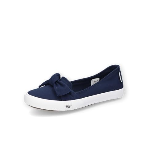 Dockers by Gerli Damen Klassische Ballerinas, Frauen Flats,Ballet-Flats,flach,Ausgehschuhe,Abendschuhe,Slip-ons,sportlich,Navy,44 EU von Dockers by Gerli